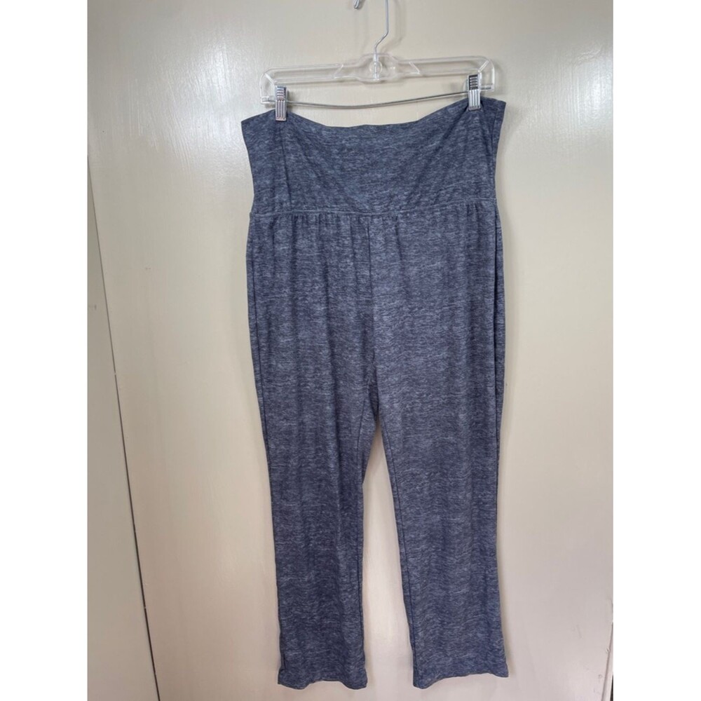 Bobbie Brooks Heather Gray Wide-Leg Lounge Pants size XL